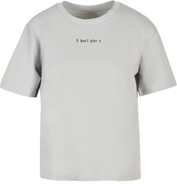 Miss Tee Damen I Don't Give A F Tee lightasphalt, S