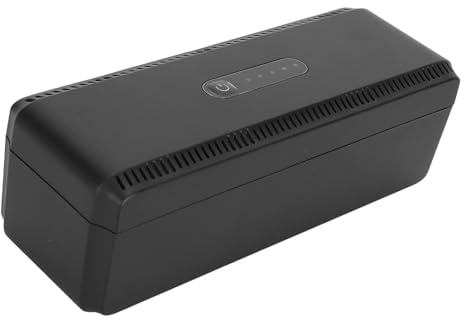 Mini USV Batterie Backup, 10400 MAh Mini USV für Router, 5 V, 9 V, 12 V, 15 V, 24 V, Unterbrechungsfreie Stromversorgung für Kamera Router Modem, 100–240 V (EU-Stecker)