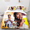 Shaari 3D Drucken Bettwäsche Set 135x200,Microfaser Einzelbett 1 Bettbezug Mit Reißverschluss + 1 Kissenbezüge 80x80