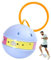Zvn Zojne Skip Ball Ankle Toy - Bouncy Ball Jump Rope Kids Exercise Skipping Toy - Colorful Ankle Jump Rope Game, Swing Ball for Elder, Adult Fun