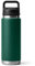 YETI Rambler Bottle Chug, Vaccum Insulated Stainless Steel Bottle with Leakproof Chug Cap, Black Forest Green, 36 oz (1065 ml)