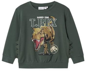 NAME IT Jungen Nmmjaba Jurassic Nreg Sweat Unb Sky Nmmjaba Jurassic Nreg Sweat Unb Sky (1er Pack)