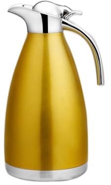 Cabilock Edelstahl Thermoskanne Isolierflasche Doppelwandig 1.5L Vakuumtopf FüR Zuhause BüRo Und Outdoor WäRme- Und KäLtespeicherung Mit Auslaufsicherer OberfläChe