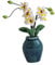 PRETYZOOM Topfpflanze Magnolie Heimdekorationsprodukte Wanddekoration im Freien Dekoration Schlafzimmer Bedroom Decoration Magnolien-Bonsai-Verzierungen Pflanzen-Bonsai- Ton