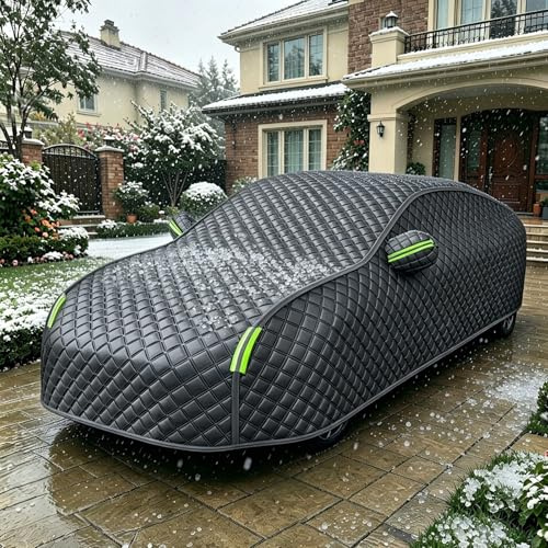 Bâche Voiture Anti-grêle pour Citroen C4(2004-2025),Housse de Voiture épaisse pour extérieurimperméable,Respirante,résistante au Gel