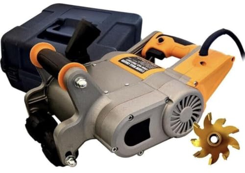 Scanalatrice Professionale per Muro, 1100W, Scanalatore Fresa 35mm con Valigetta