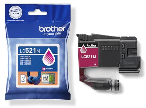 Brother Tintenpatrone LC521M, Magenta