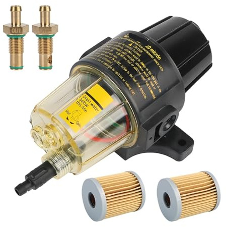 UF-10K filtro carburante yacht motore benzina motore fuoribordo serbatoio carburante con 2 filtri extra separatore acqua olio