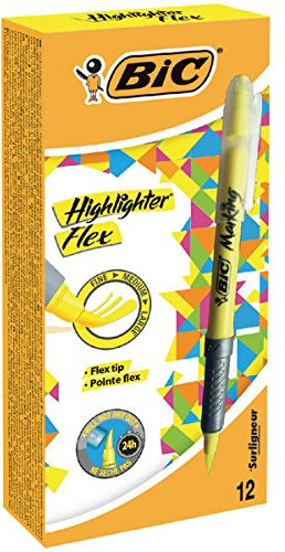 Bic Textmarker Flex gelb 12 Stück