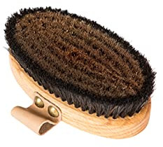 Massagebürste Ionic Klosterbürste Naturborsten & plastikfrei zur Trockenbürsten Massage Ionic Dry Brush Face Buchenholz