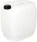 Bidon avec bouchon à visser, couleur naturelle, dimensions : 30 l
