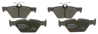 Bosch BP2010 - Brake Pads Car Rear Axle - Bosch Quality - Reduced Noise and Dust - ECE-R90 Certified - Copper-Free - 1 Set of 4 Pads