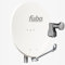 Fuba Satellitenschüssel Komplettset 8 Teilnehmer DAL 808 W - Sat Komplettanlage Fuba DAL 800 W Alu Sat-Schüssel/Sat-Spiegel 80cm weiß + Fuba DEK 817 Octo LNB 8 Teilnehmer - HDTV, UHD(4K/8K), 3D