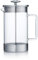 Barista & Co Core French Press Coffee Maker - Plastic Free Tea and Coffee Strainer with Borosilicate Glass Beaker, Metal Filter and Removable Steel Base - Steal 1000ML Manual Tea and Coffee Infuser