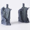 LISAQ Esculturas de Resina nórdica The Argonath, decoración Vintage, decoración del hogar, Estatua artística, Figuras, sujetalibros, Estudio, Oficina, Accesorios de Escritorio (Paquete de 2)