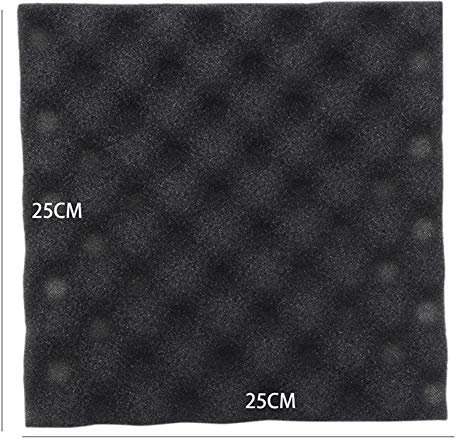 Linyeux 12 Pack Sound Isolant Studio Studio ACOUSTIQUES Panneaux 25x25cm Convient pour Enregistrement Studios Chambres de contrôle Vocal Booth (Color : Black)
