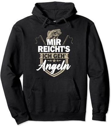 Karpfen Hecht Mann Carp Fishing Mir reichts ich geh angeln Pullover Hoodie