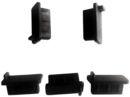 Allcam DCVHDMI 5x Dust Covers for HDMI Ports of Computers, Laptops, TVs, DVD/Blu-ray Players, Media Players