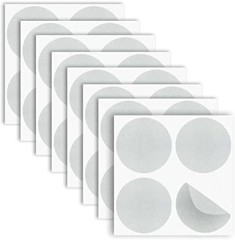 Anti-Kollisions-Aufkleber, 32 Kreise, Vinyl, matt, Anti-Schock-Aufkleber für Menschen und Vögel, für Fenster, Schaufenster, 5,5 cm, matt