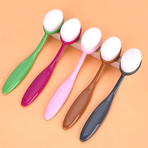 UNIMEIX 5 Pack Blending Brushes for Card Making Crafting Ink Blender Brushes Set Tool Paper Background Brush Drawing（Size 3, 1.18 Brush Head）