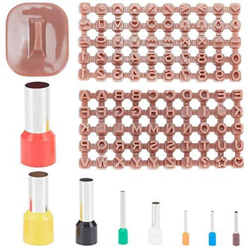 WEBEEDY Buchstaben Stempel für Ton und Polymer-Ton-Ausstechformen Stanzwerkzeug für Ton Briefmarkenset aus Ton für Kekse Töpfern DIY-Projekte Geschenke zu Weihnachten