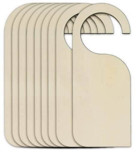 8 x Türhänger aus Holz - 4mm Holz