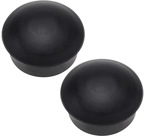 VGOL 2PCS Car Front Rear Windshield Wiper Arm Nut Cover Spindle Cap Compatible with Discovery 3 & 4 LR3 LR4 Range Rover Sport DKG500011PMD Plastic Black