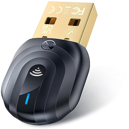 ZEXMTE USB Bluetooth Adapter für PC mit FPC Antenne, Langstrecken Bluetooth Dongle kann 50M stabiles Signal, Mini Bluetooth Stick Empfänger für Desktop-Laptop, Windows 11/10 Plug & Play