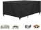 Zhaoyang Art Gartenmöbelabdeckung Wasserdicht Schwarz 600D Nylon Oxford 300x100x80cm Rechteckige Schutzhülle Terrassenmöbel Abdeckung Gartentisch