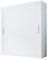 Easy4You D1 150 cm Weiß Schiebetüren Kleiderschrank 150x200x58 cm Schlafzimmermöbel, Aufbewahrung - Mehrzweckschrank - Farbe: Weiß