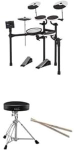 Roland TD-02KV V-Drums | Kompaktes elektronisches Drumkit-bundle mit DAP-2X V-Drums-Zubehörpaket