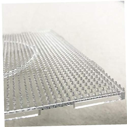 NaisiCore 2.6mm Mini Hama Bügelperlen Transparent große quadratische Pegboards Perlen Boards Werkstoff Vorlage Perler artkal 4PCS