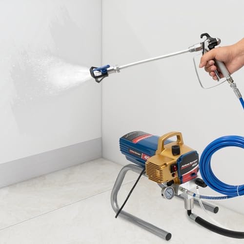 Airless Farbsprühgerät, 3000 PSI Farbsprühsystem Airless Sprayer Wandfarben Sprühgerät Hochdruck-Pistole für Türen, Verkleidungen, Möbeln