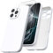 ORNARTO Compatible with iPhone 16 Pro Max Case Shockproof with Screen Protectors, Waterproof Liquid Silicone Rubber Full Cover Protective Case for 6.9 inch-White