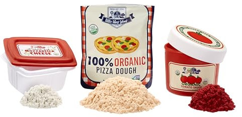 little tikes Creative Chefs Pizza Refill Kit - Pretend Play Pizza Chef, with Realistic Toy Ingredients, for Boys and Girls Ages 3+ Years