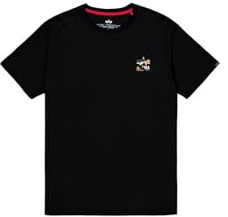 Alpha Industries Herren Camo Logo Puff Print Bp T T-Shirt (1er Pack)