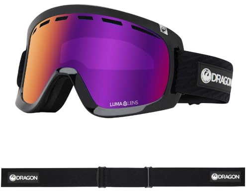 Dragon D1 OTG Unisex Snow Goggles - Icon Purple/LL Purple Ionized& LL Amber