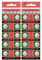 Wsdsgz Battery,20pcs/10Pcs AG4/377/LR626 Watch Battery Button Cell Button Batteries for Watches Toy, Long Lasts Power Supply