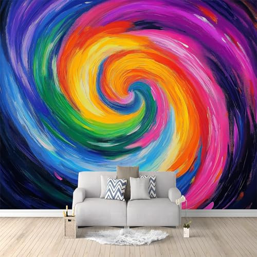 Papiers peints 300 x 210 cmAbstrait coloré 3D Poster Geant Mural Personnalisé, Jaune Pour Salon Chambre D'Enfant Décoration Murale Affiche Papier Peint intissé