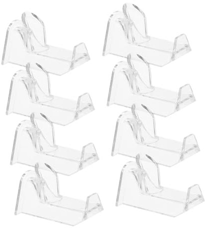 Cabilock 8stücke Transparenter Acryl Sonnenbrillenhalter Für Zuhause Kleiner Brillenständer Tisch Brillenhalter Mit Klarem Design Sonnenbrillenhalter Aus Acryl Für Damen Brillen Organizer f