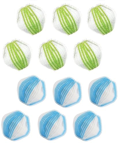 Pet Hair Dissolver Washing Machine,12 PCS Dog Hair Remover Washing Machine Pet Hair catcher Reusable Laundry Balls for Clothing Dog Cat Pet Hair