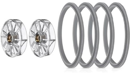 6PCS Juicer Mixer Sealing Rings and Base Gear Blenders Component Easy Maintenance Part Suitable for 600W 900W Models