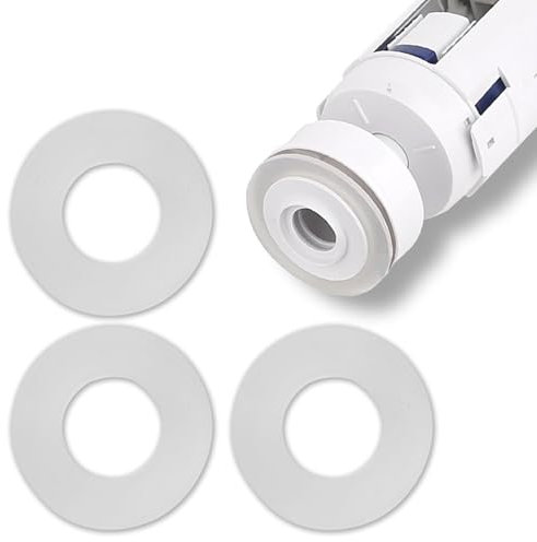 3Pcs Silicone Flush Valve Washer for Geberit, Valve Base Sealing Washer for 816.418.00.1, Clear Flush Repair Cistern Seal Compatible with Geberit, Replacement Rubber Ring for Geberit