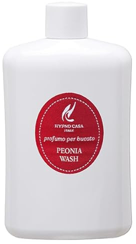 Hypno Casa - Profumo Bucato Lavatrice Concentrato Peonia Wash - Anti Odore - Profuma Biancheria - 400 ml.