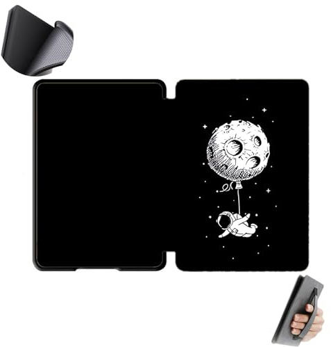 Yzlvigrous 6 inch Case for Kindle Paperwhite 7th/6th/5th Gen 2015/2013/2012, Model:DP75SDI/EY21, Hand Strap Design Cover with Soft TPU Back