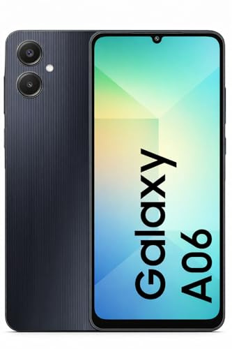 Galaxy A06 4G 4GB RAM, 64GB Storage | 50MP Dual Camera | 4 Gen OS Upgrades | IP54 Rating | Voice Focus (Black)