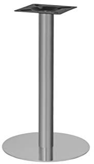 SINGLE Untergestell Rund aus EDELSTAHL Höhe 71CM - Tischgestell Bistrotisch