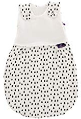 Träumeland S0102603 Außenschlafsack LIEBMICH Tropfen schwarz 56/62, mehrfarbig