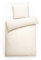Carpe Sonno Elegante Interlock-Jersey Bettwäsche 135 x 200 cm Champagner-farbene Ganzjahres-Bettwäsche mit Reißverschluss aus 100% Baumwolle - 2-teilige Hotel-Bettwäsche mit Kopfkissenbezug