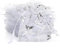 Naler 120 x Organzasäckchen Schneeflocken Weiß Säckchen mit Aufdruck Winterlich Organza Beutel Geschenkbeutel für Verpackung Weihnachten - 7 x 9 cm